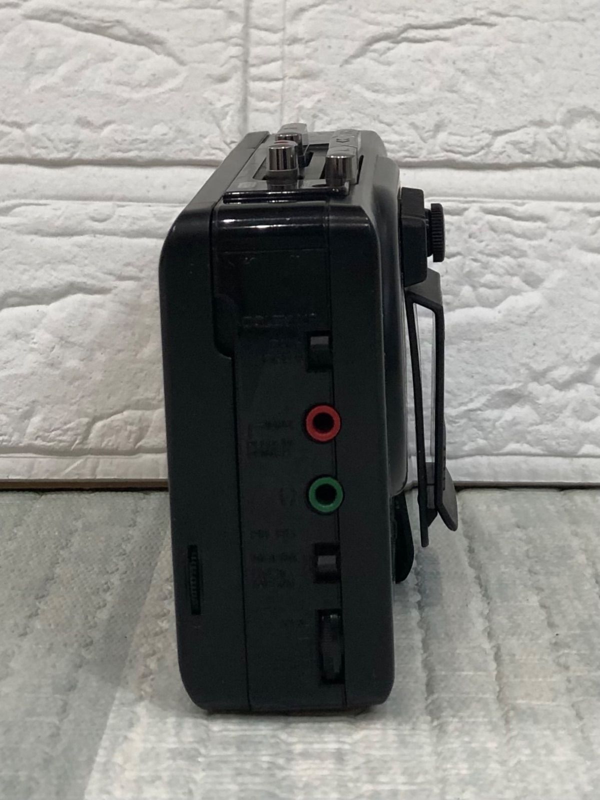 ①【ジャンク品、本体のみ】SONY FM/AMラジオ付きステレオカセット