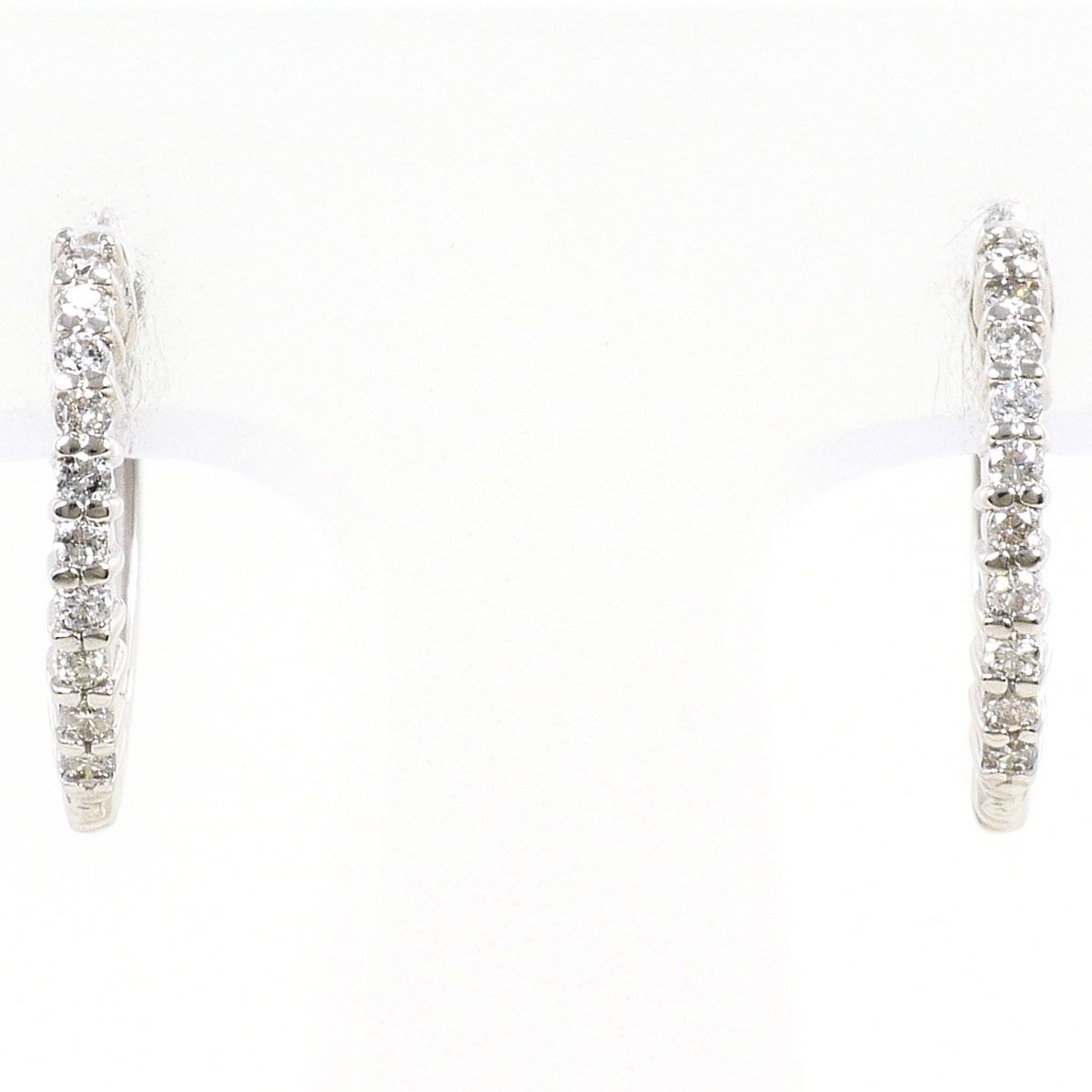 PT900/プラチナ ピアス ダイヤモンド 0.10ct 総重量約2.6g - メルカリ