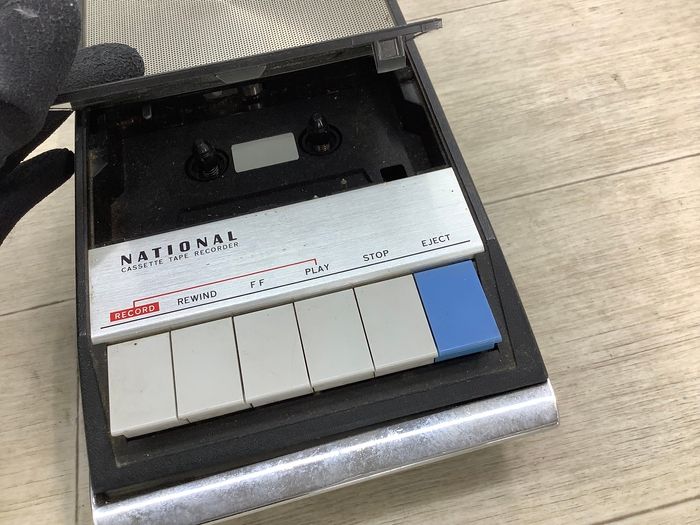 National RQ-343L カセットLL テープレコーダー「ジャンク」 P25 National カセットテープレコーダー RQ-209 ジャンク品 欠け有り