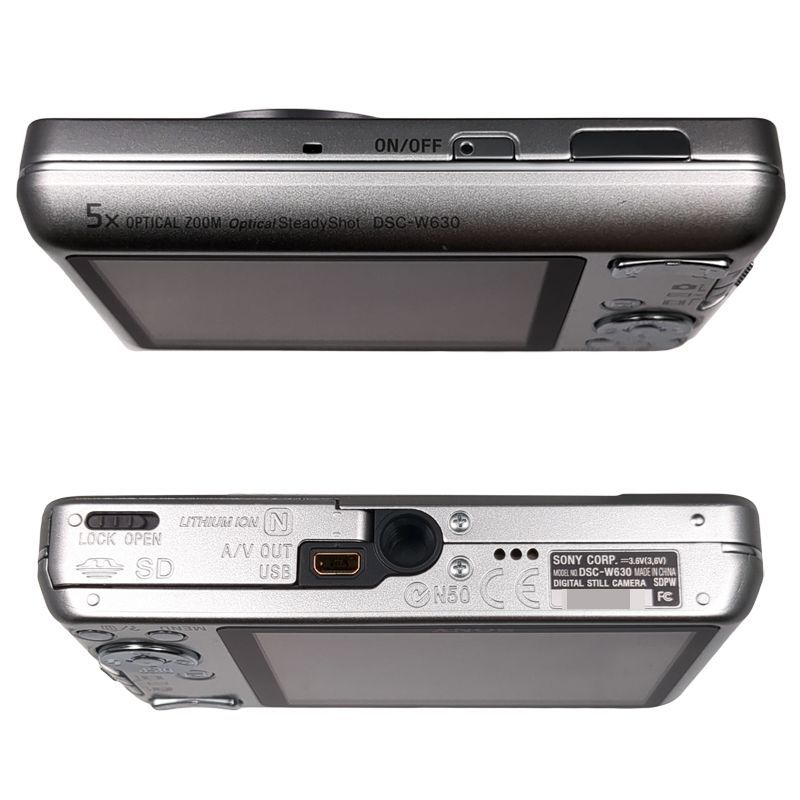 中古AB Sony ソニー サイバーショット DSC-W630 コンパクトデジタル