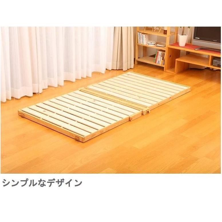 【引取限定】美品　スプリング付きすのこマット　シングル布団干し可能 11,550円