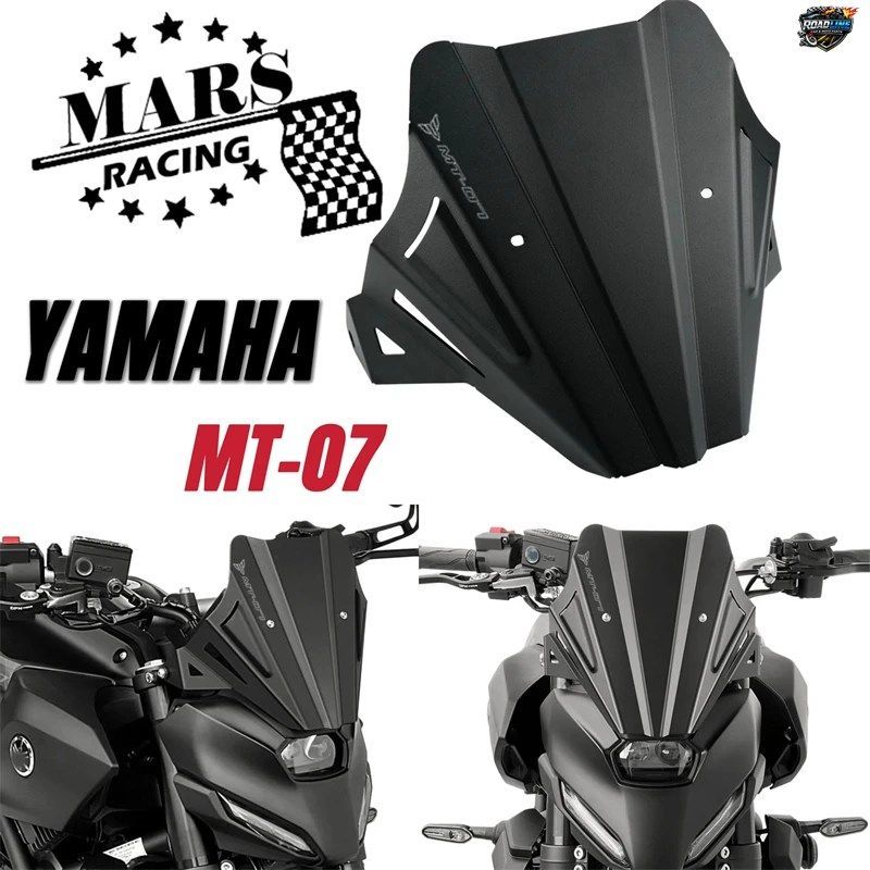 ヤマハ MT07 MT-07 2025 2026 Y-AMT MT07 GEN4 モーターサイクル用アルミ製スポーツウインドシールド ウインドスクリーンキット デフレクタ 6,784円