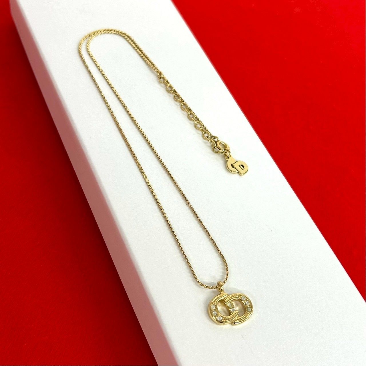 極 美品 Christian Dior クリスチャンディオール CD ロゴ GP