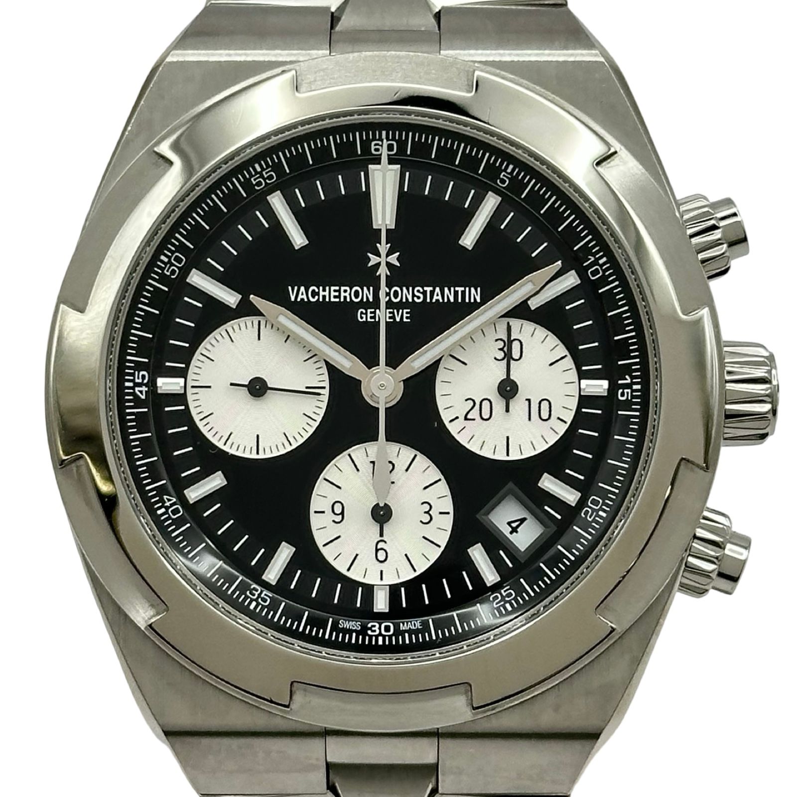 ヴァシュロン・コンスタンタン VACHERON CONSTANTIN オーヴァーシーズ クロノグラフ 5520V/210A-B481 ブラック ステンレススチール 自動巻き メンズ 腕時計