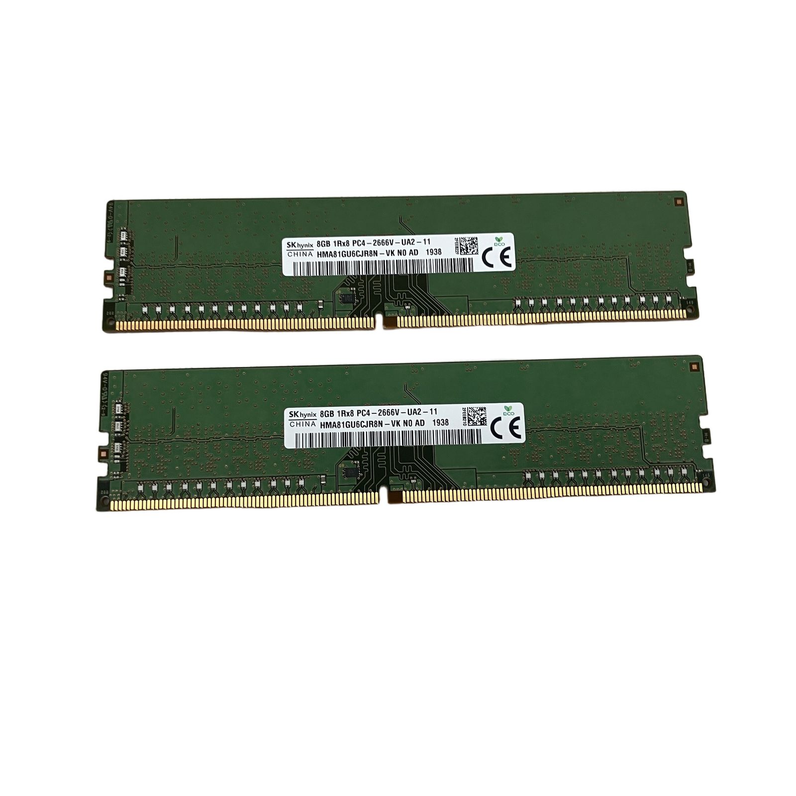 SK hynix DDR4 8GB 2666MHz メモリ 16GBセット 中古 - メルカリ