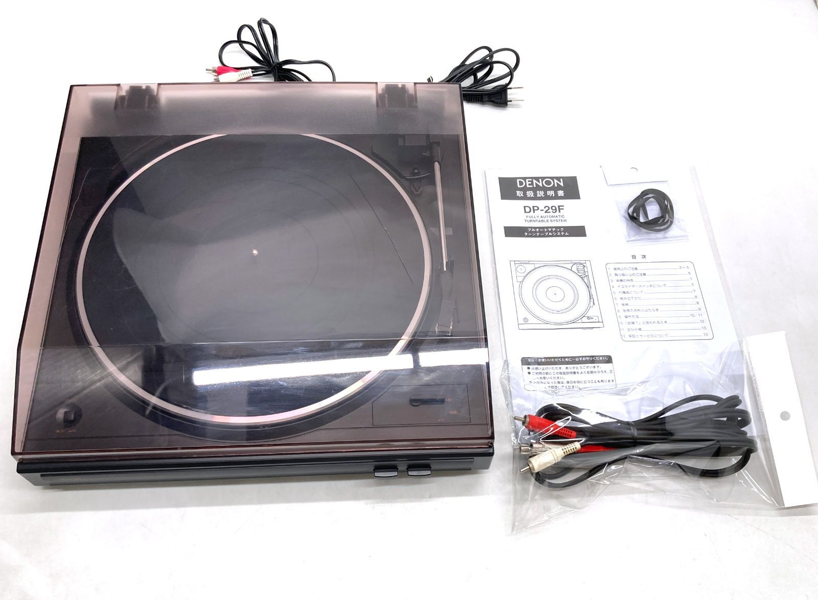 デノン DP-29F フルオートマチック ターンテーブルシステム - メルカリ