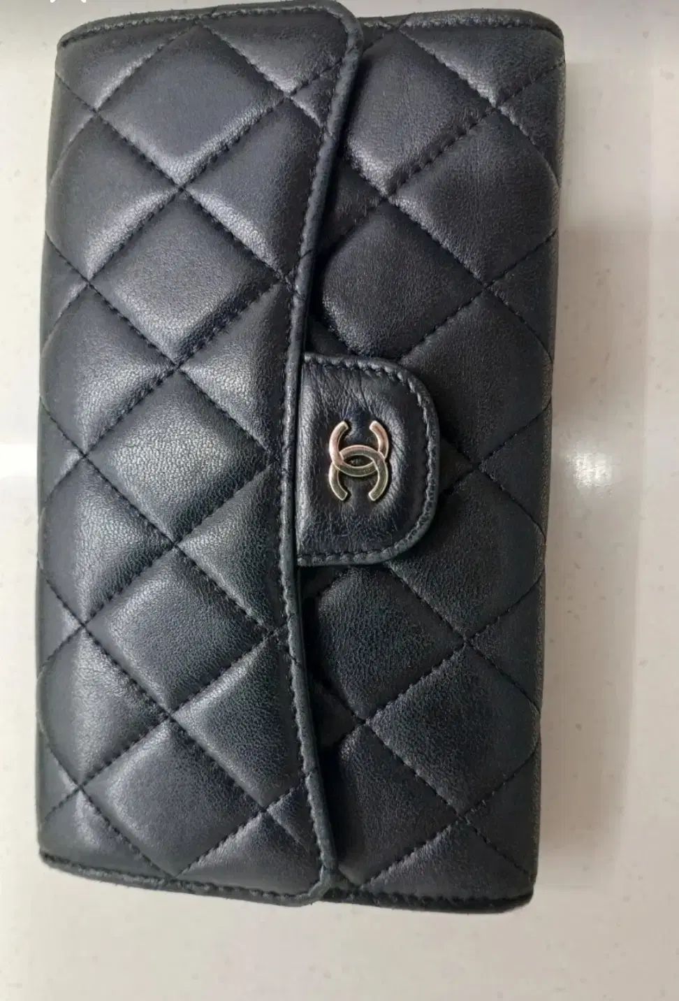 正規品鑑定完了 CHANEL キャビア 財布 出品 中財布 長財布