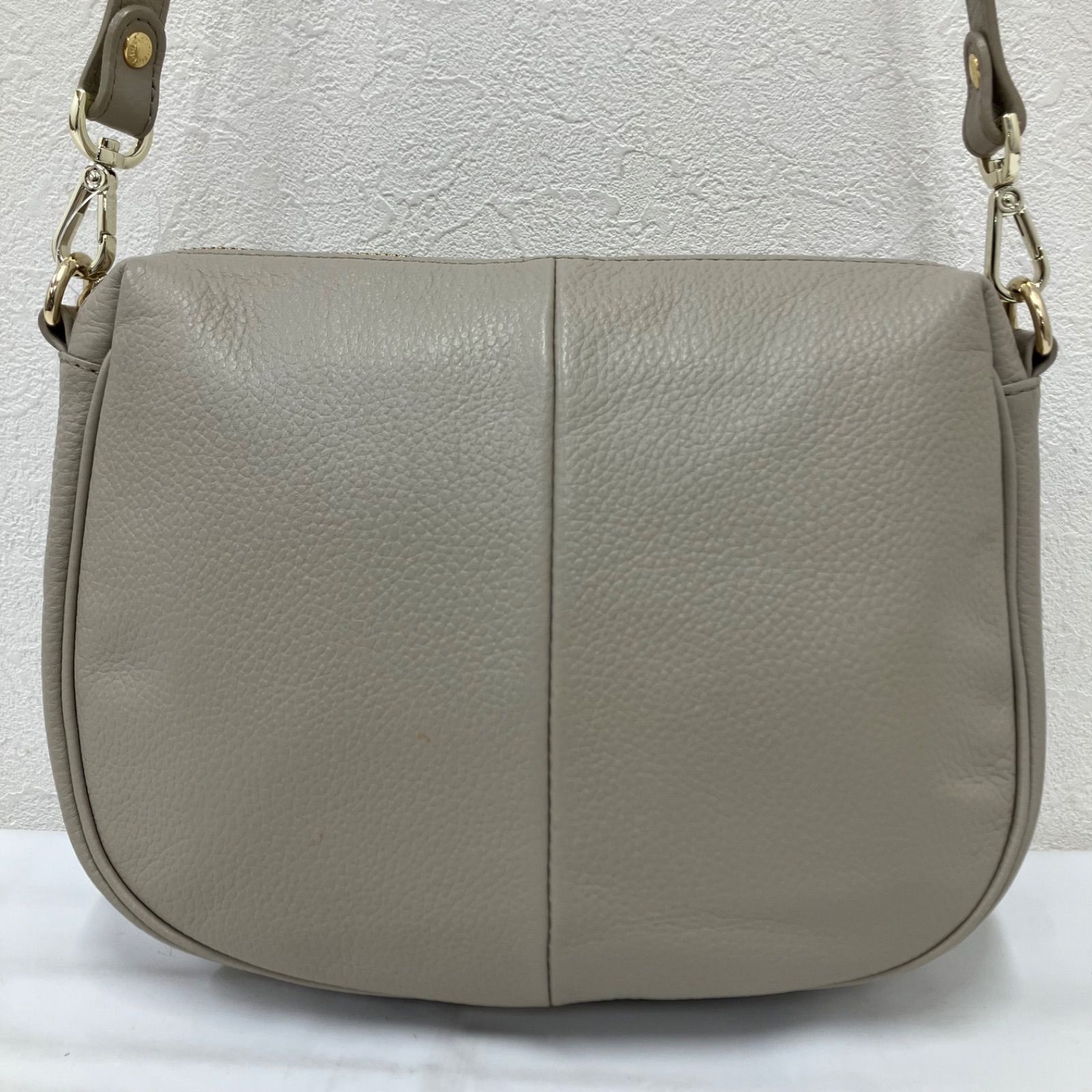 ポニー 5925 russet ラシット センターシームレザーショルダーバッグ CE-1081