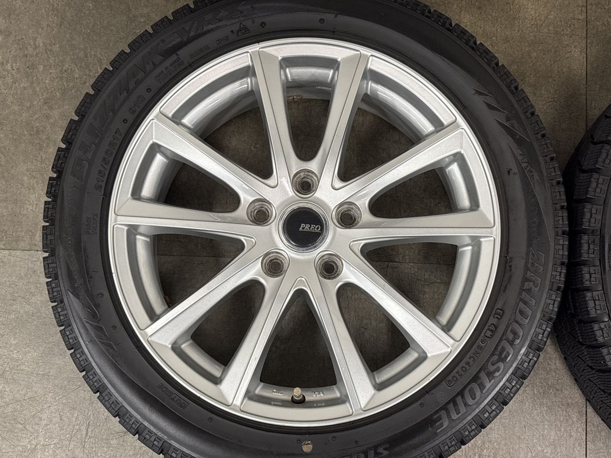 スタッドレス】プレオ L5 17in 7J +53 PCD114.3 ブリヂストン 