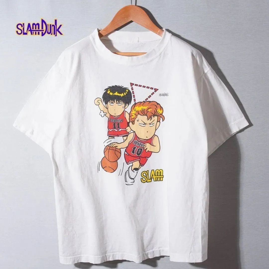 希少 90s スラムダンク SLAMDUNK Tシャツ L 相当 ホワイト