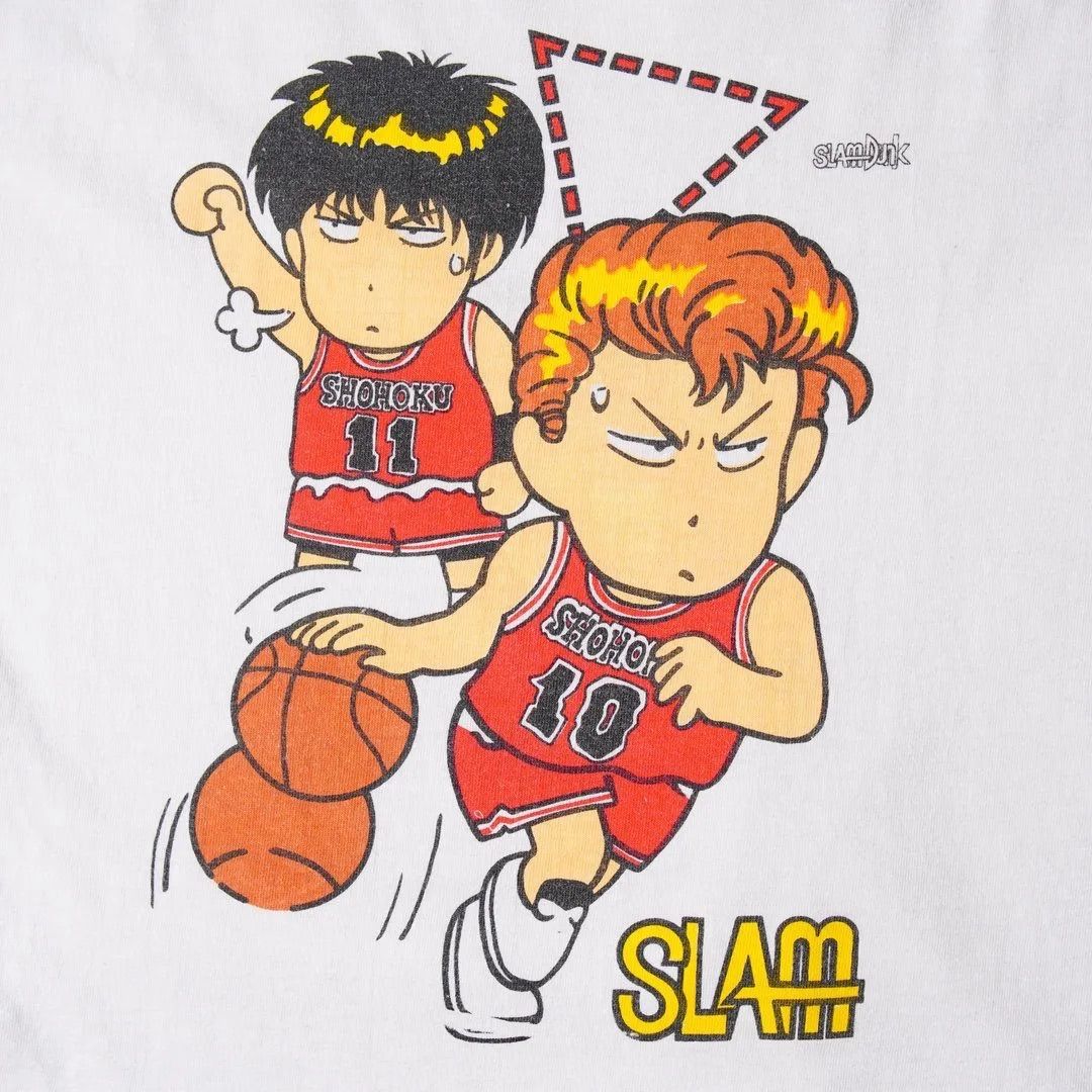 希少 90s スラムダンク SLAMDUNK Tシャツ L 相当 ホワイト