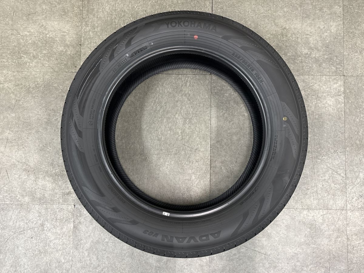 2026年製 新車外し品】ヨコハマ アドバンV03 225/60R18 4本セット