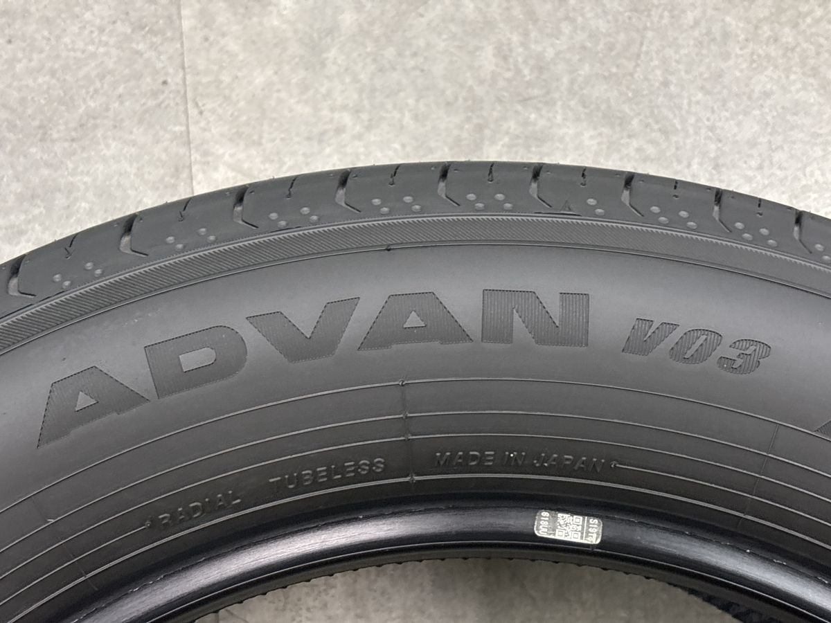 2026年製 新車外し品】ヨコハマ アドバンV03 225/60R18 4本セット