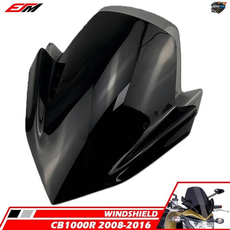 ホンダ CB1000R CB1000-R 2008 2009 2010 に適合するオートバイアクセサリー スポーツウインドシールド フェアリング ウインドスクリーン