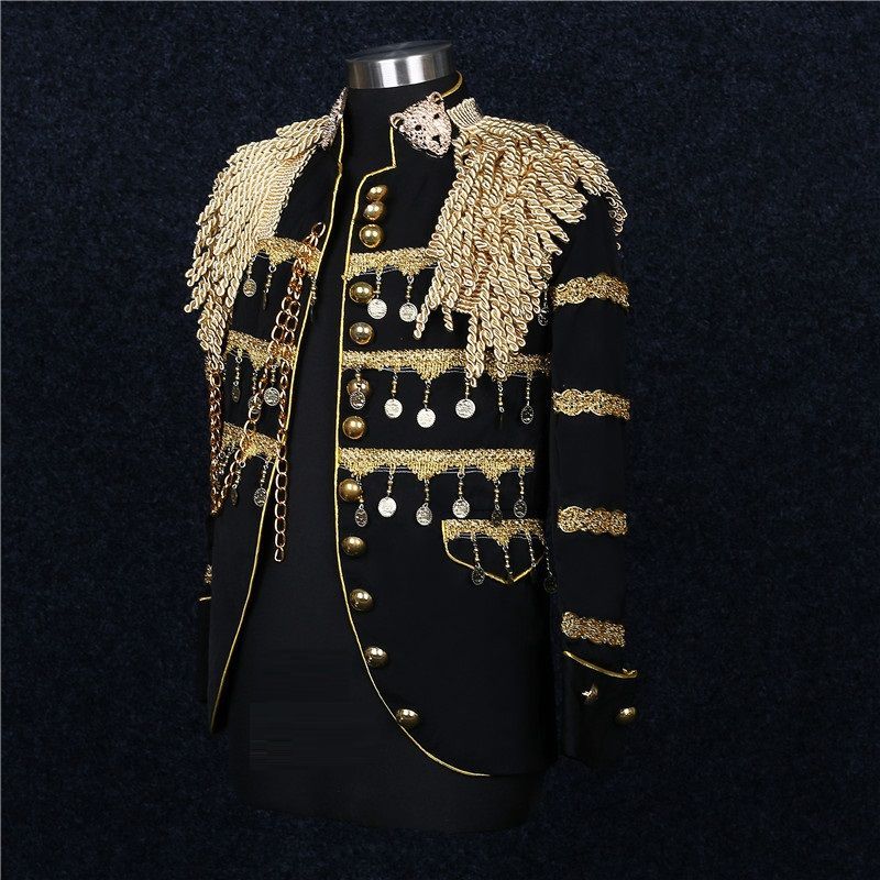 人気推薦メンズ スーツ ジャケット上着 上下2点セット 4色 ブラック S M L-6XL コスプレ DJ衣装 演奏会 発表会 舞台衣装 演出 演歌