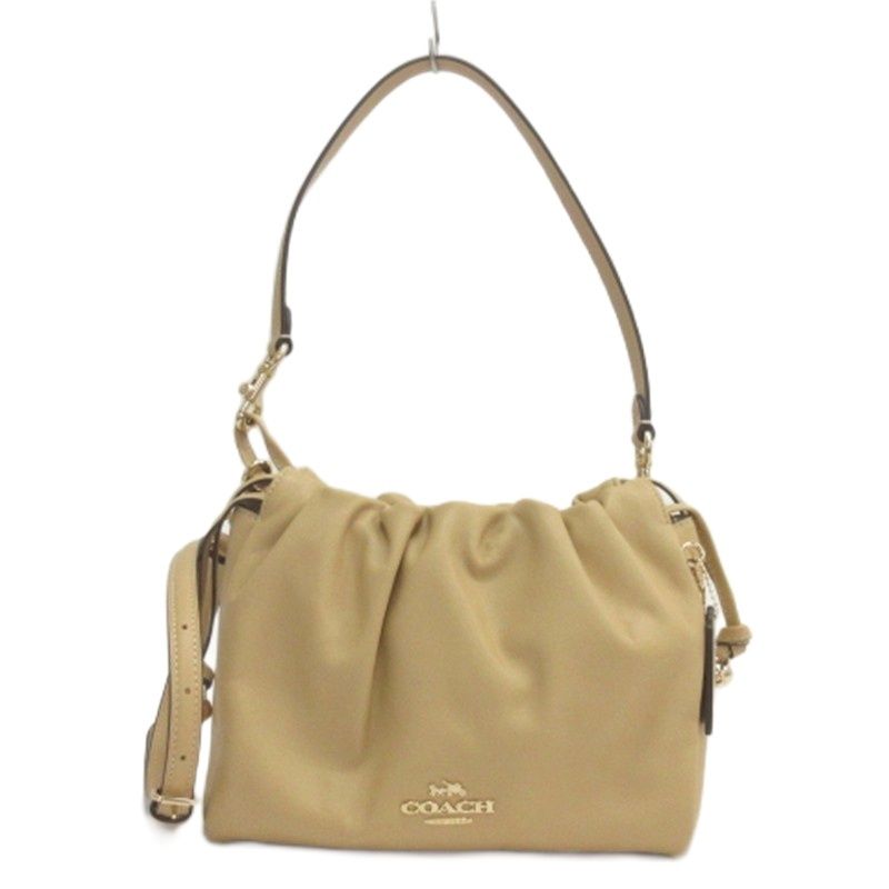 コーチ COACH フェイ ショルダーバッグ レザー CT763 ベージュ