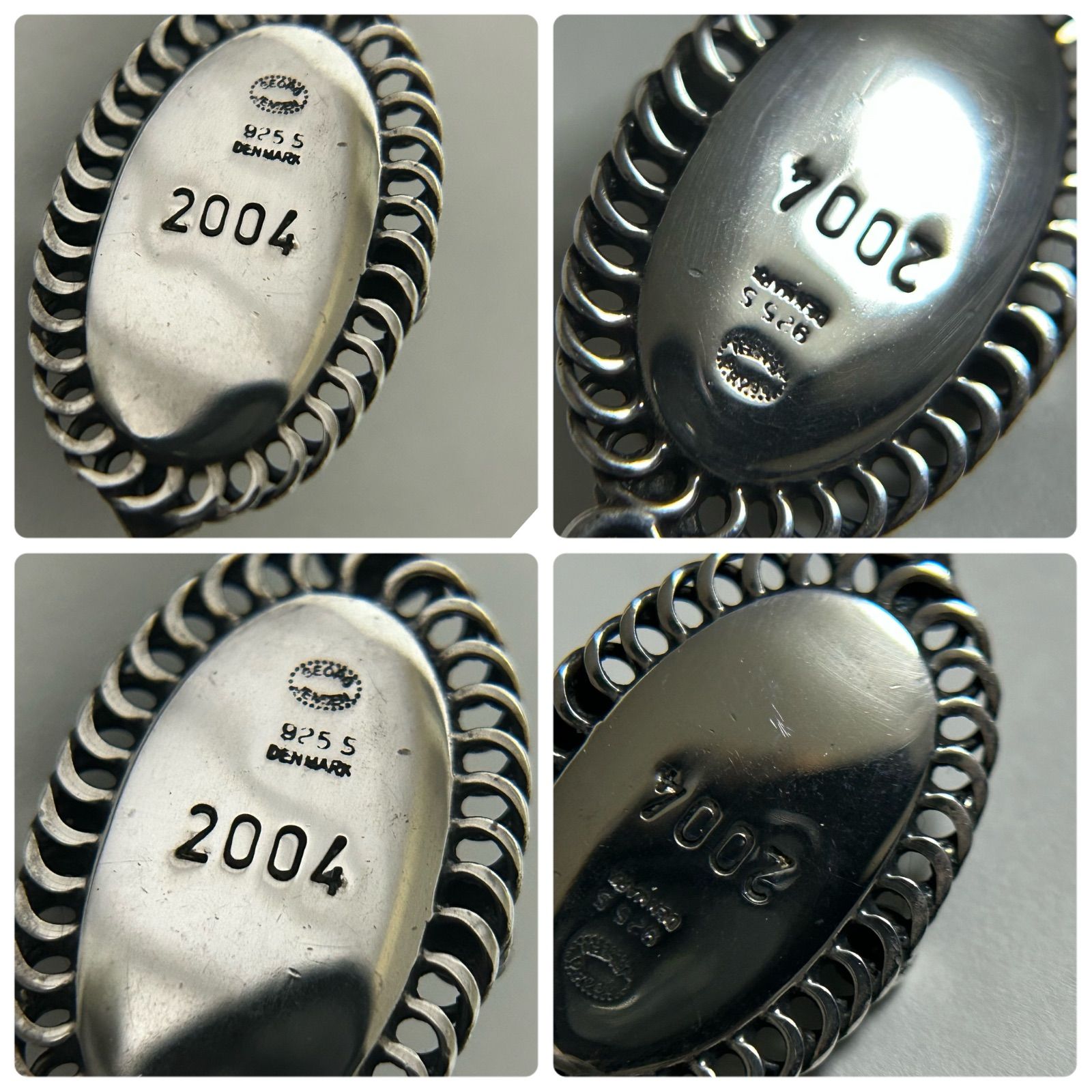 ジョージジェンセン ネックレス ペンダント オニキス 2004 Ag925 Georg