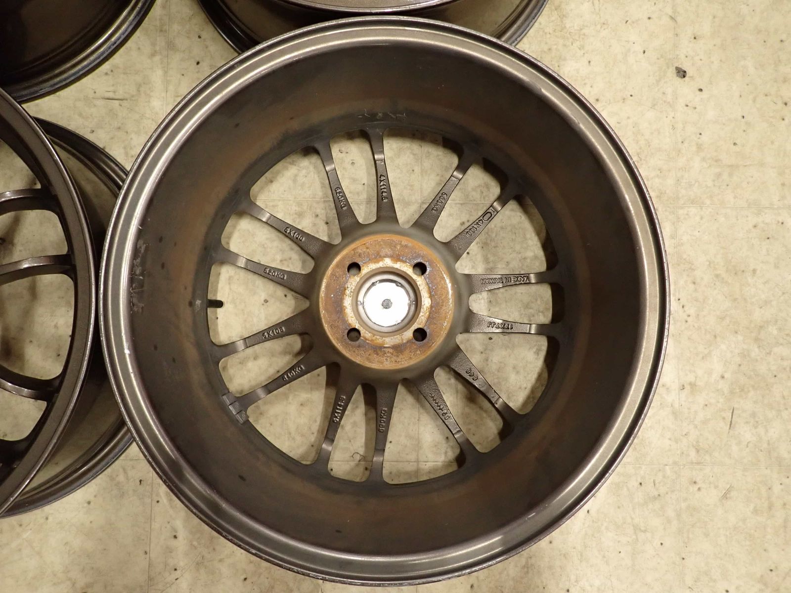 4本SET 会社宛 送料無料 17×7J KYOWA RACING アルミ 4穴 PCD 100mm +40