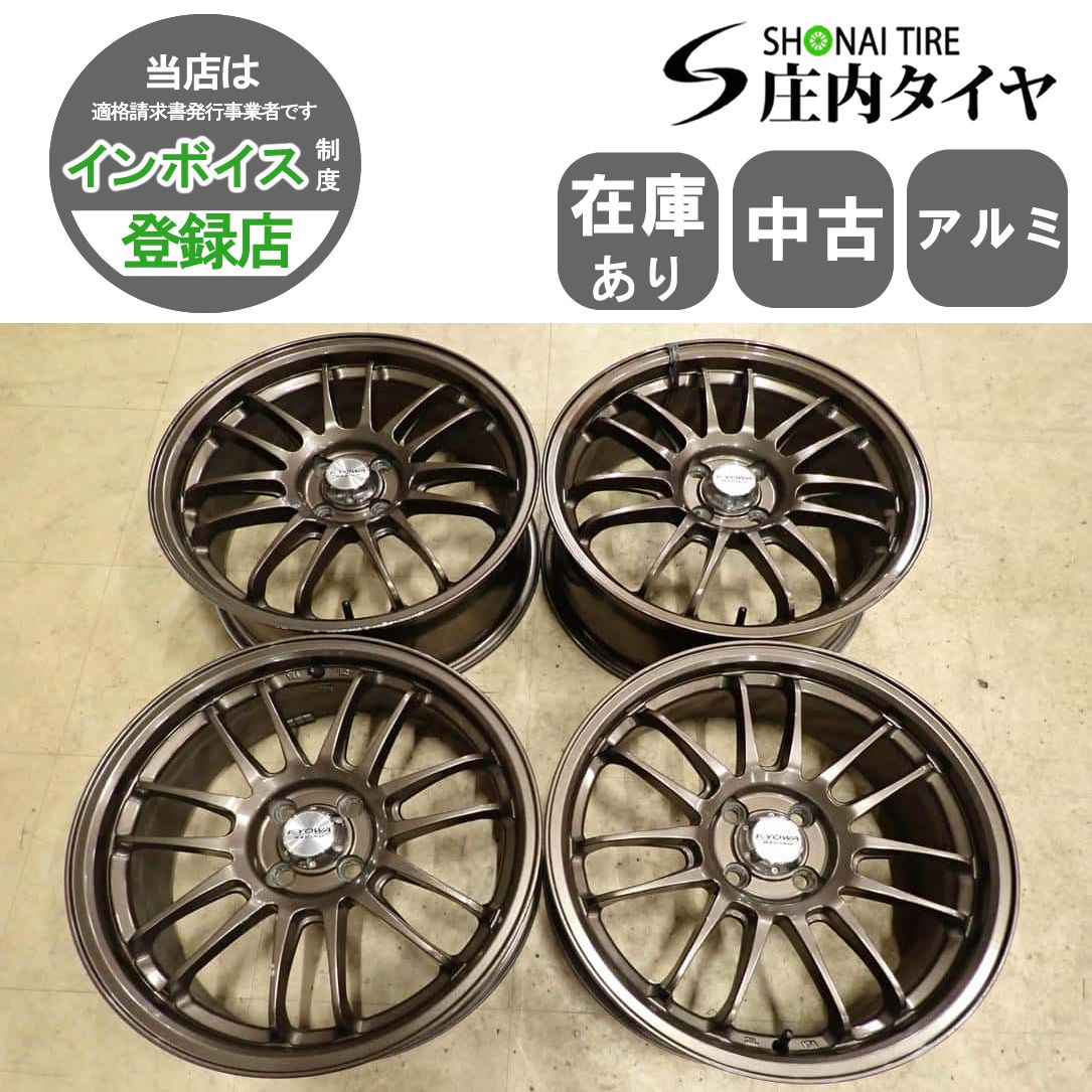 4本SET 会社宛 送料無料 17×7J KYOWA RACING アルミ 4穴 PCD 100mm +40