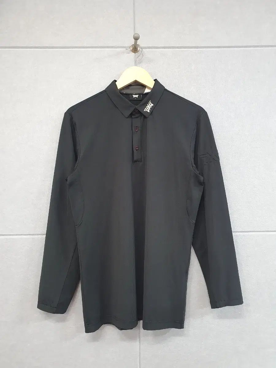 #PXG ゴルフウェア メンズ 長袖 カラーTシャツ ブラック L