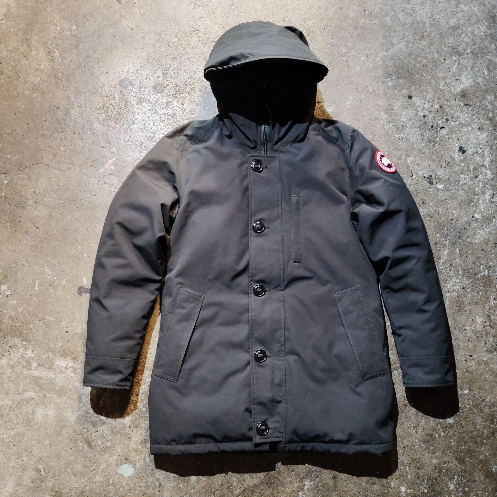   JASPER ジャスパー M ブラック 美品 CANADA GOOSE Jasper Parka ジャスパーパーカ ダウンジャケット