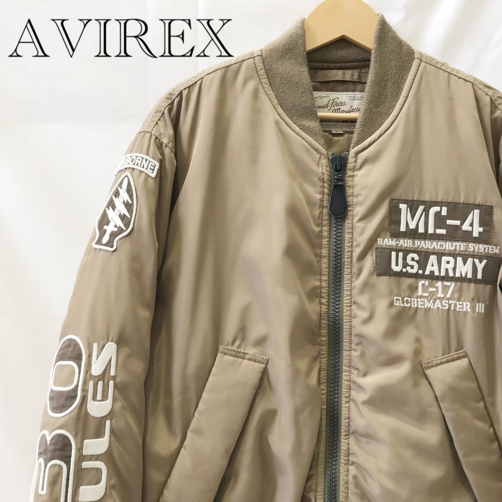 AVIREX フライトジャケット MA-1 AVIREX アヴィレックス MA-1 ライトニング ミリタリー フライト