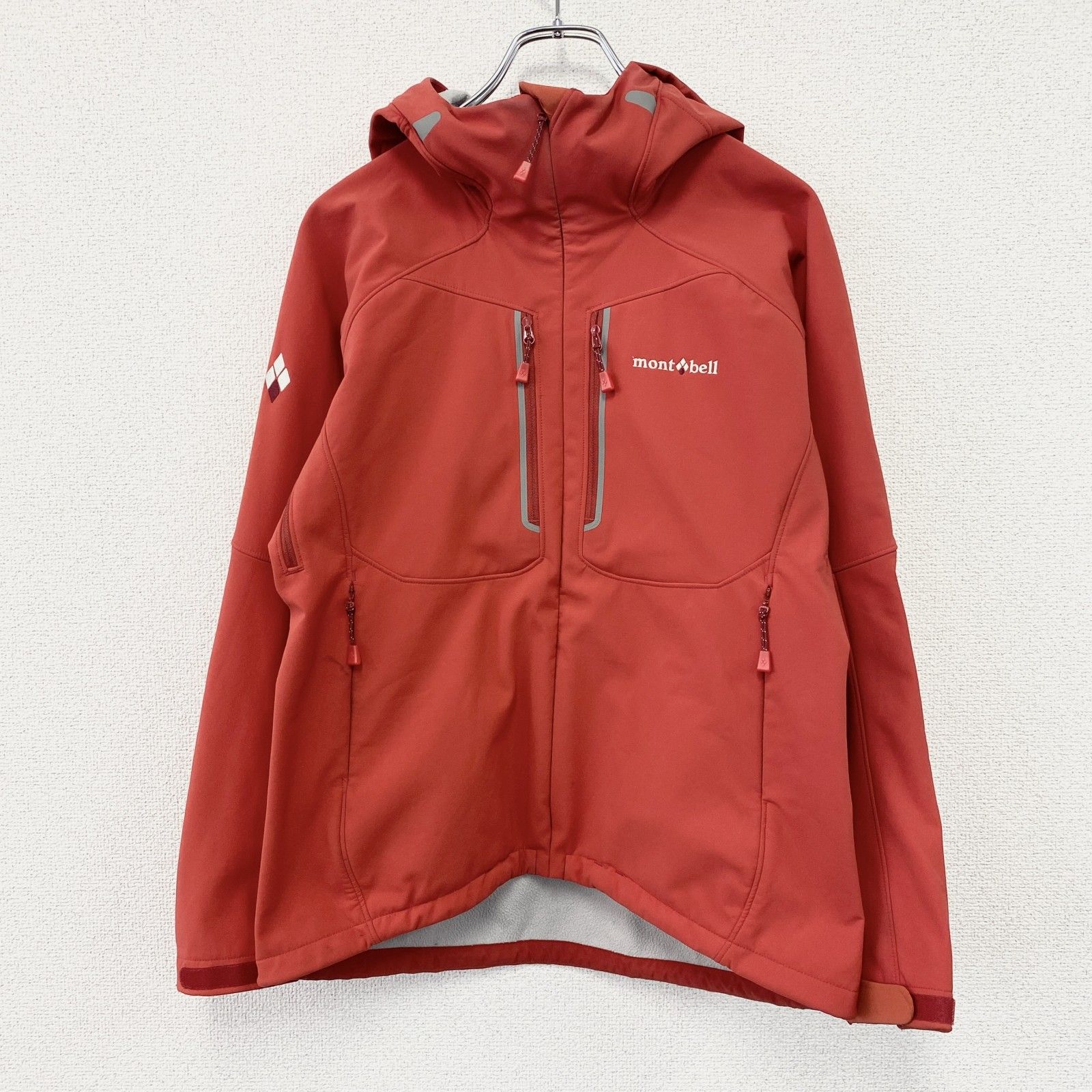 mont-bell　モンベル　パウダーシェッドパーカ　赤　レッド　Mサイズ　古着
