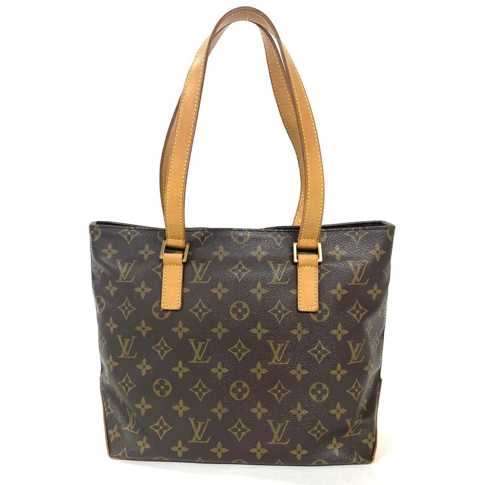 ルイヴィトン LOUIS VUITTON カバピアノ トートバッグ モノグラム キャンバス M51148 ブラウン ゴールド金具【中古】