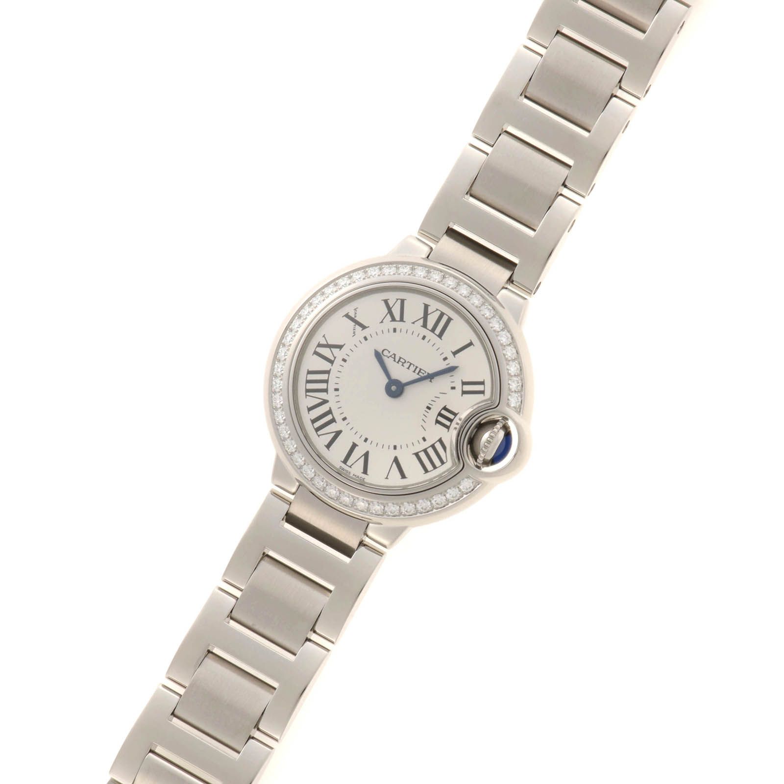 CARTIER カルティエ バロンブルーSM W4BB0015 腕時計 ステンレス