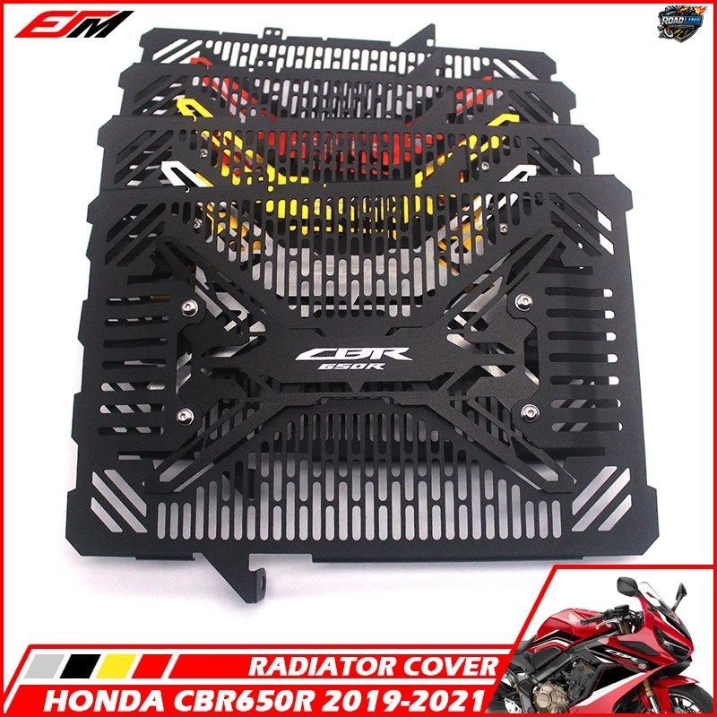 オートバイ用ステンレススチール製ラジエーターガード ラジエーターグリルカバー CBR650R 2019 - 21 CBR650R 19-21 CBR-650R 2021 に適合