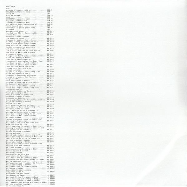 3discs LP Aphex Twin Syro WARPLP247 Warp Records 未開封 /00920