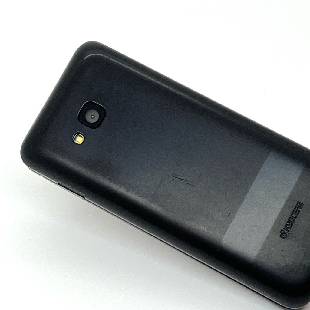 良品】GRATINA KYF39 墨 ブラック au SIMロック解除済 4G LTEケータイ