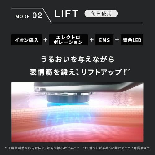 Brighte(ブライト) ELEKI LIFT ICE BLUE (美顔器/EMS/フェイスケア