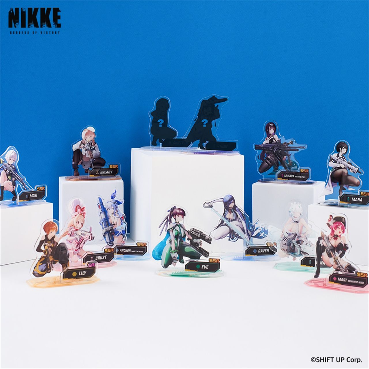 【Colley】勝利の女神：NIKKE ランダムアクリルプレートカバー 1BOX入数：13