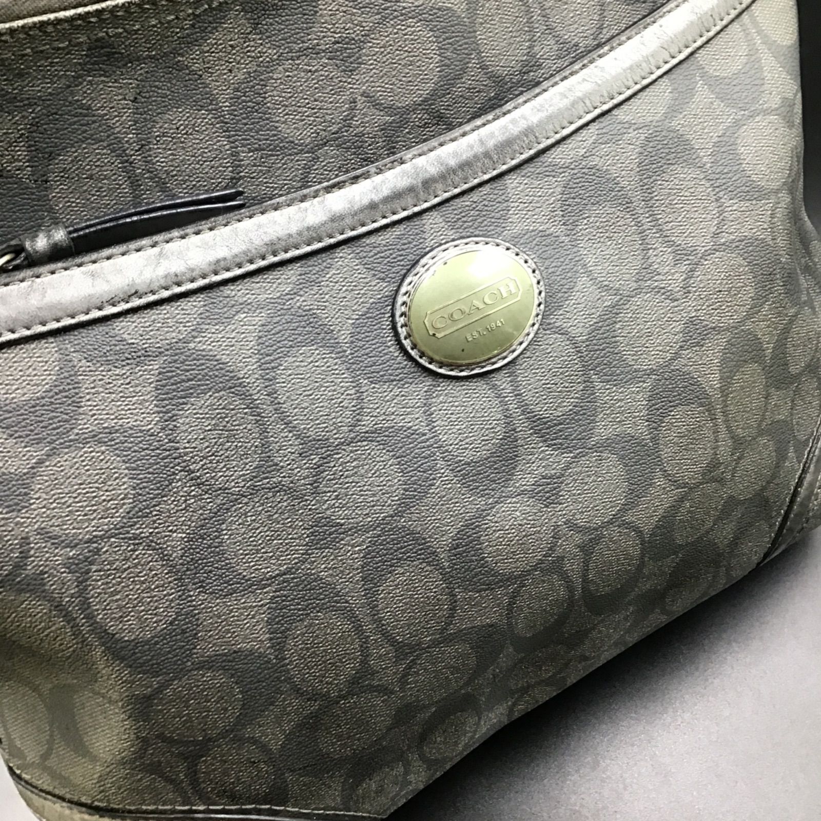 COACH コーチ シグネチャー ショルダーバッグ ワンショルダー 肩掛け 