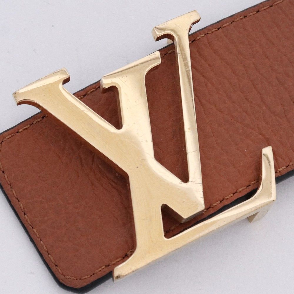 Louis Vuitton モノグラム ベルト 44/110 LOUIS VUITTON ベルト・LV イニシャル 40MM リバーシブル 110/44