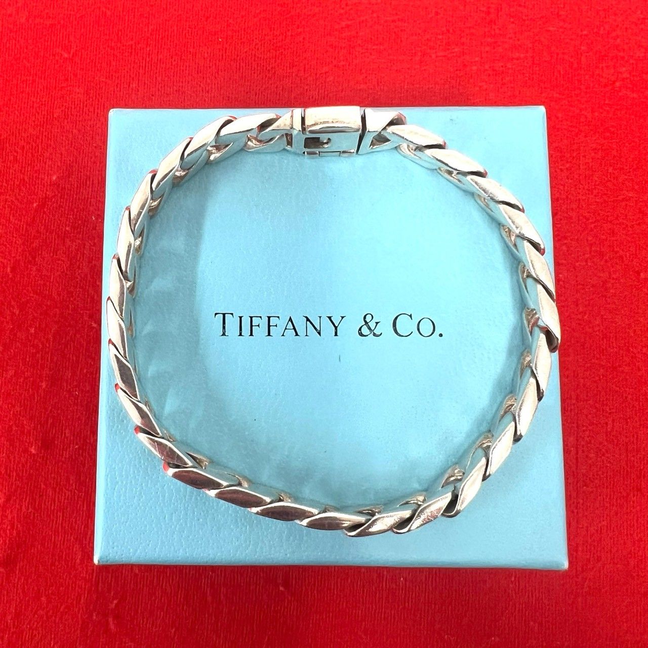 極 美品 TIFFANY&Co. ティファニー ヴィンテージ シルバー925 喜平