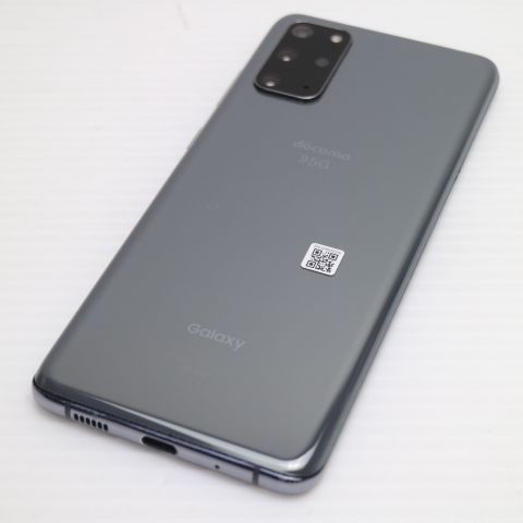 美品 SC-52A Galaxy S20+ 5G コスミックグレー スマホ 白ロム 土日祝