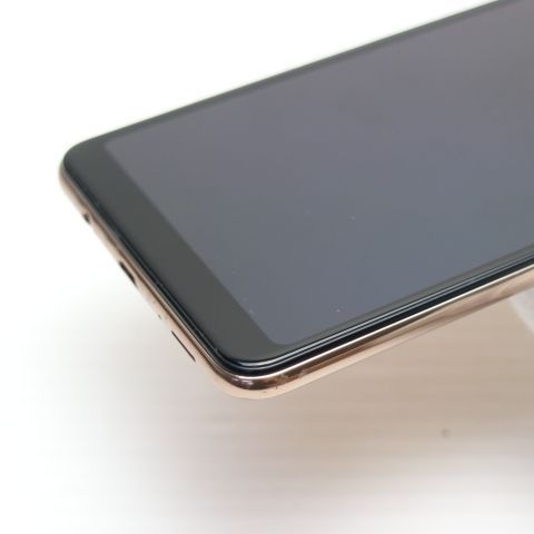 良品中古 SIMフリー Galaxy A7 ゴールド スマホ 本体 白ロム 中古 土日