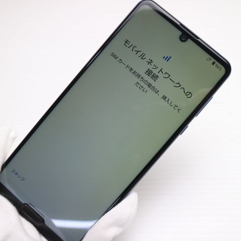 超美品 908SH AQUOS R5G アースブルー スマホ 白ロム 土日祝発送OK
