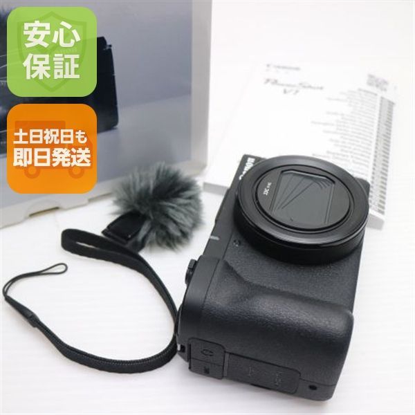 超美品 PowerShot V1 ブラック コンデジ キャノン 即日発送 土日祝発送OK 04000