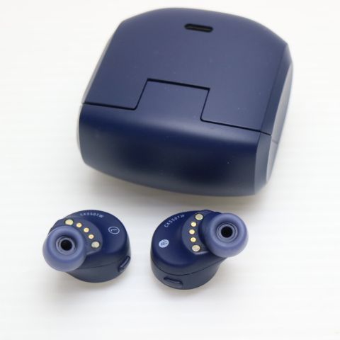 超美品 ATH-CKS50TW ブルー イヤホン オーディオテクニカ 即日発送