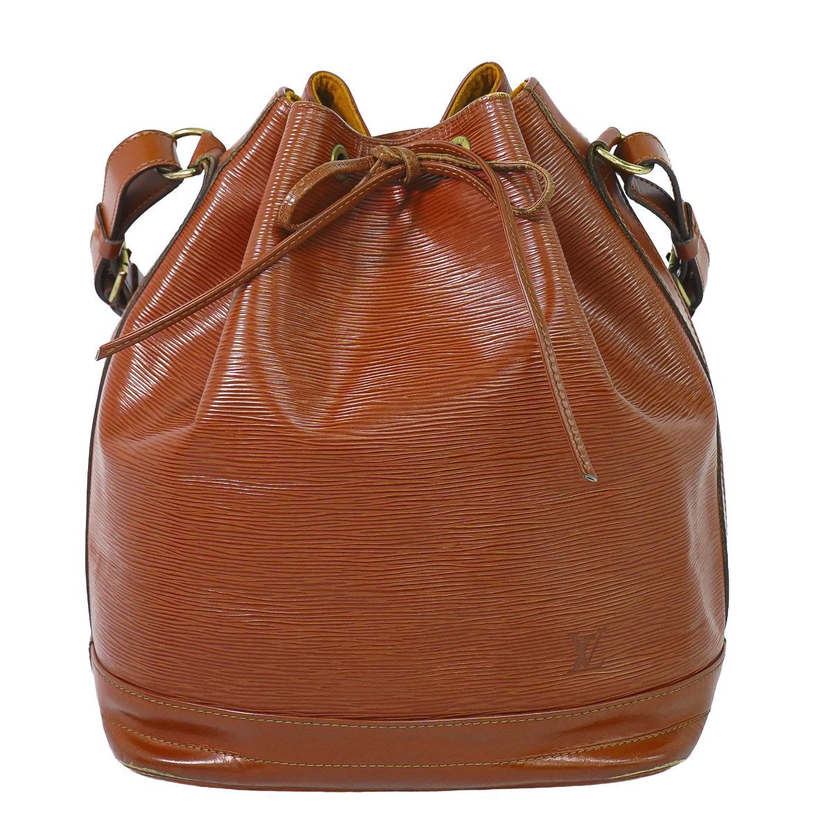 本物 ルイヴィトン LOUIS VUITTON LV ノエ エピ レザー ショルダーバッグ ケニアブラウン M44003 Noe ビトン バッグ 中古・