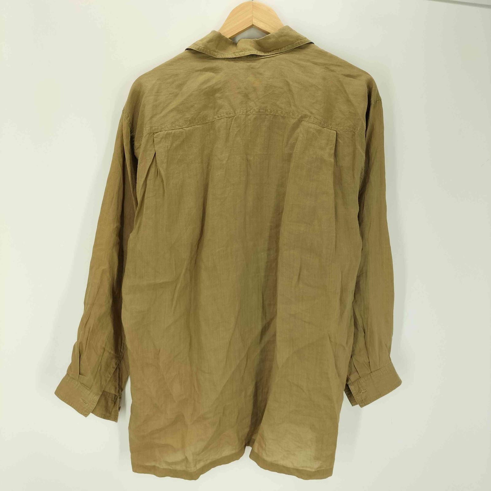 イッセイミヤケ ISSEY MIYAKE 70S OLD 丸文字タグ 初期 麻 リネン 100