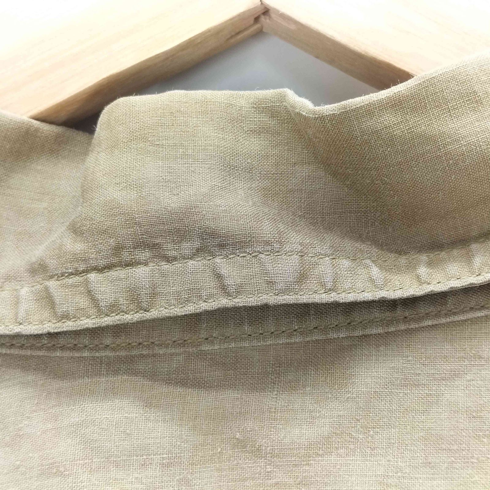 イッセイミヤケ ISSEY MIYAKE 70S OLD 丸文字タグ 初期 麻 リネン 100