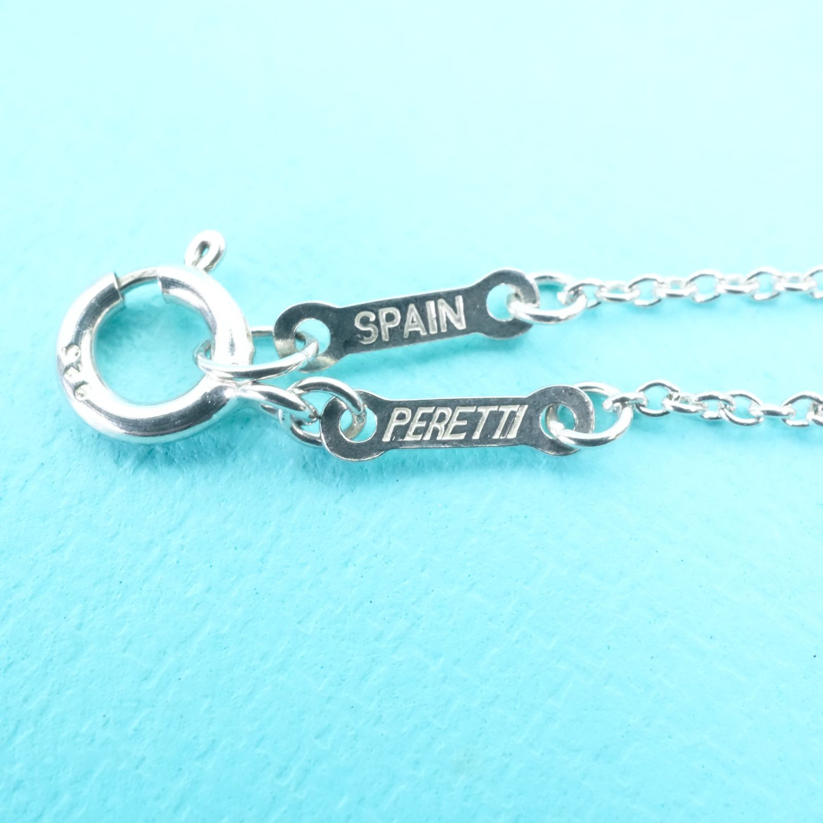 40cm ティファニー シルバー チェーン ネックレス 極美品 /25-3069