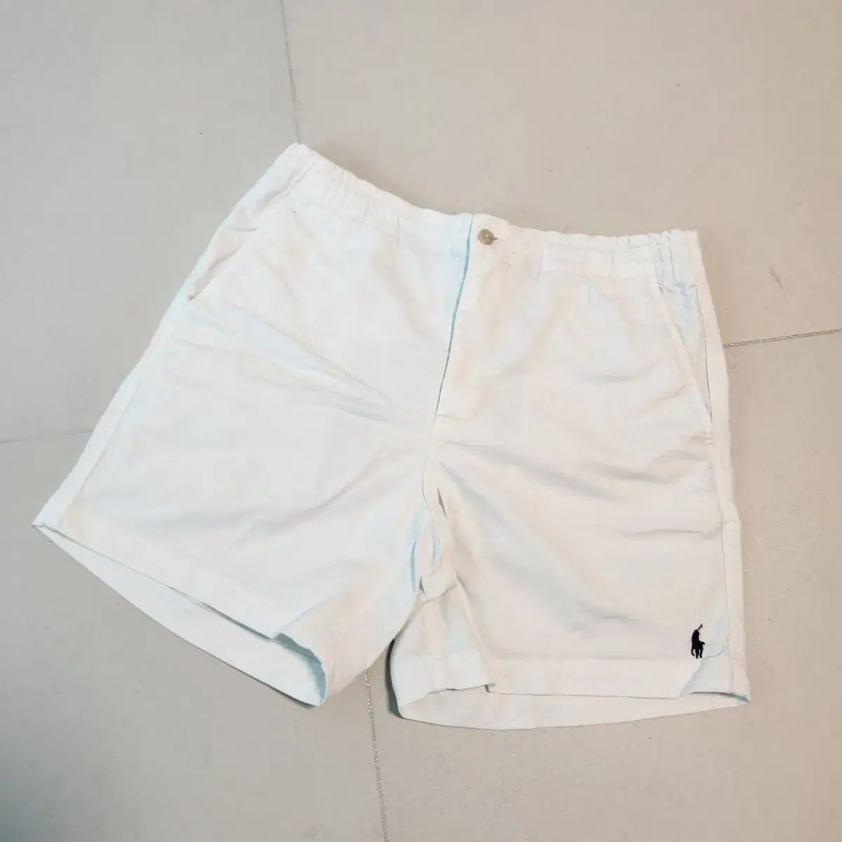 ポロラルフローレン Classic 白 フラップスター ハーフパンツ S
