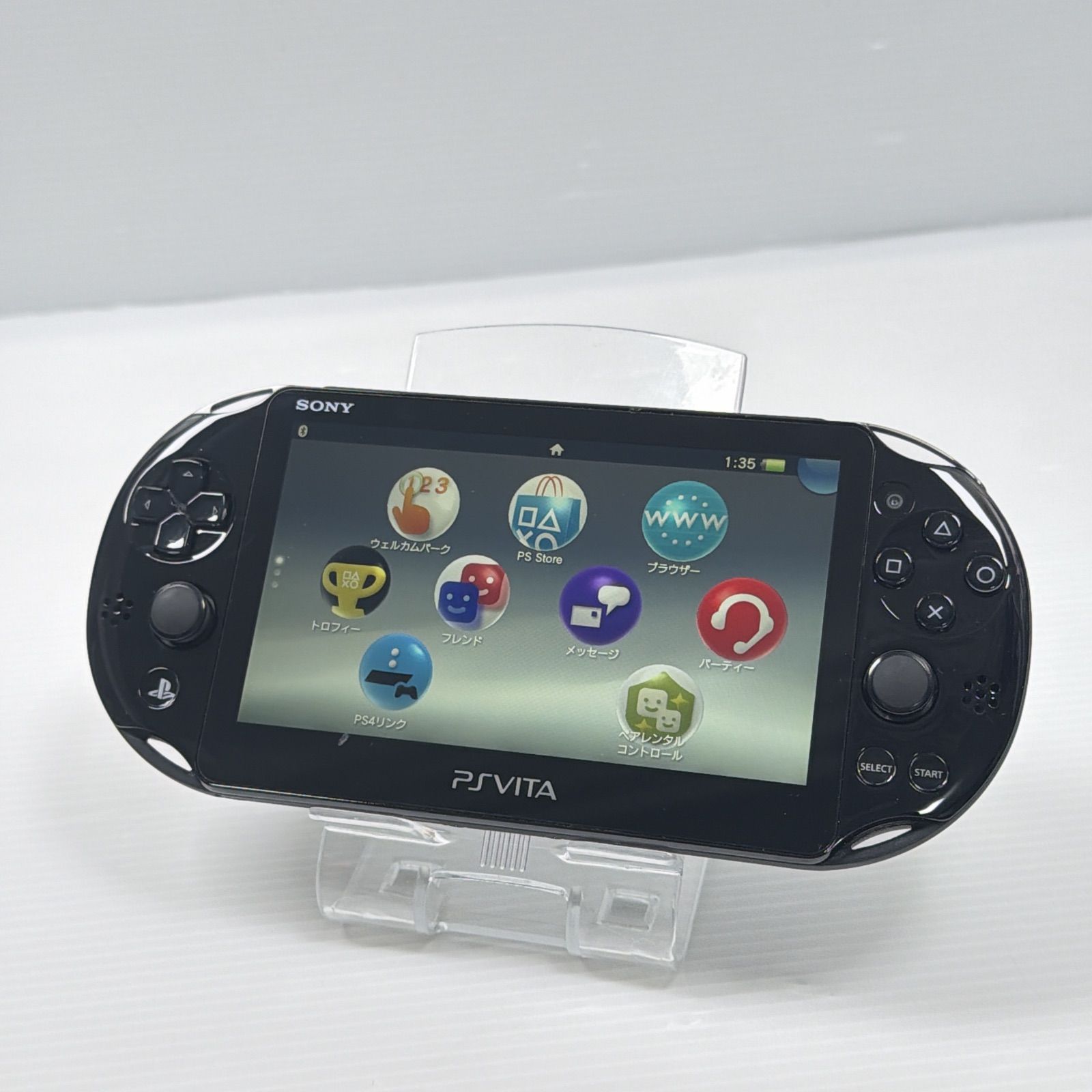 PSVITA PCH 2000 ブラック PlayStation Vita FW3.67 遊べるセット 動作