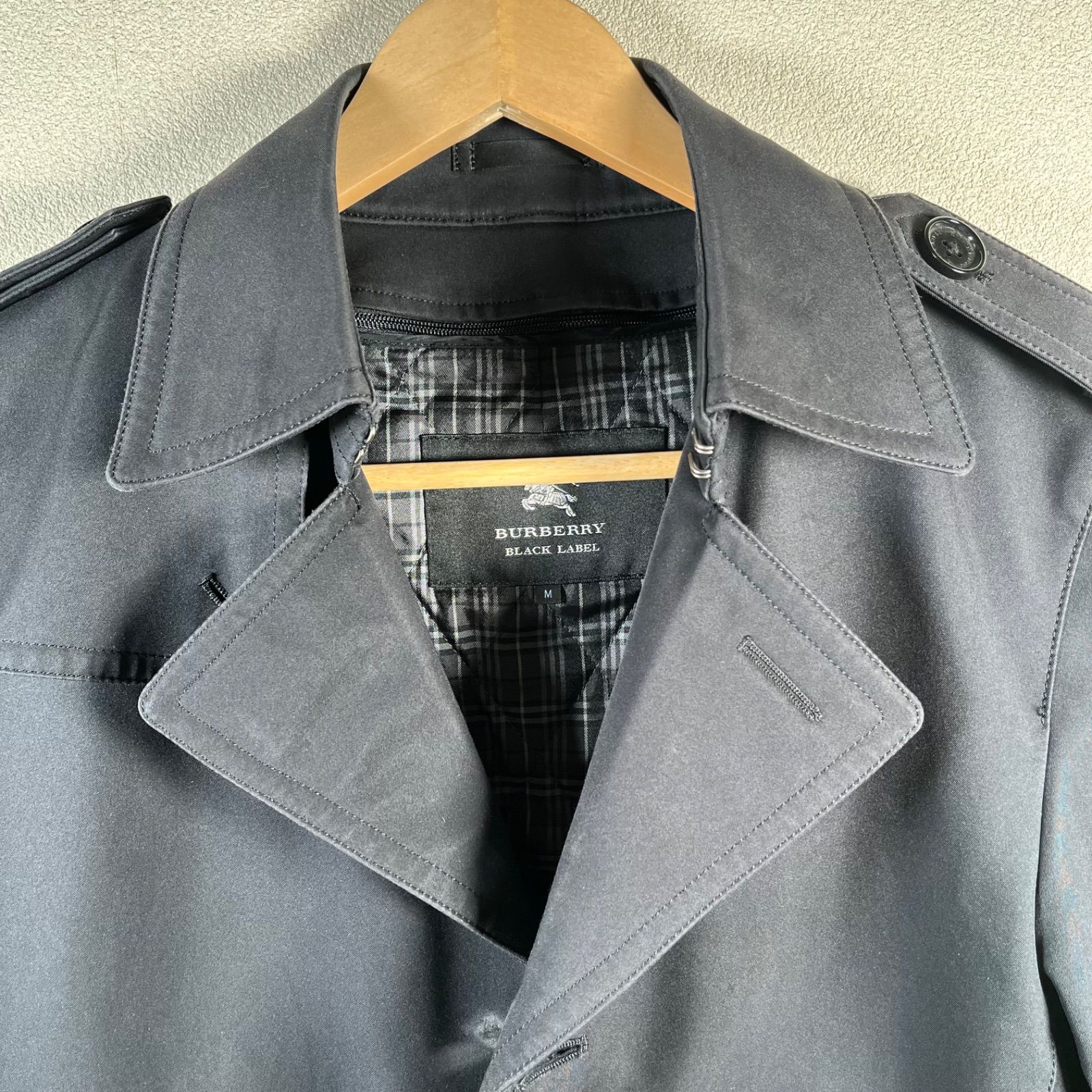 管2606-707】BURBERRY ブラックレーベル トレンチコート インナー