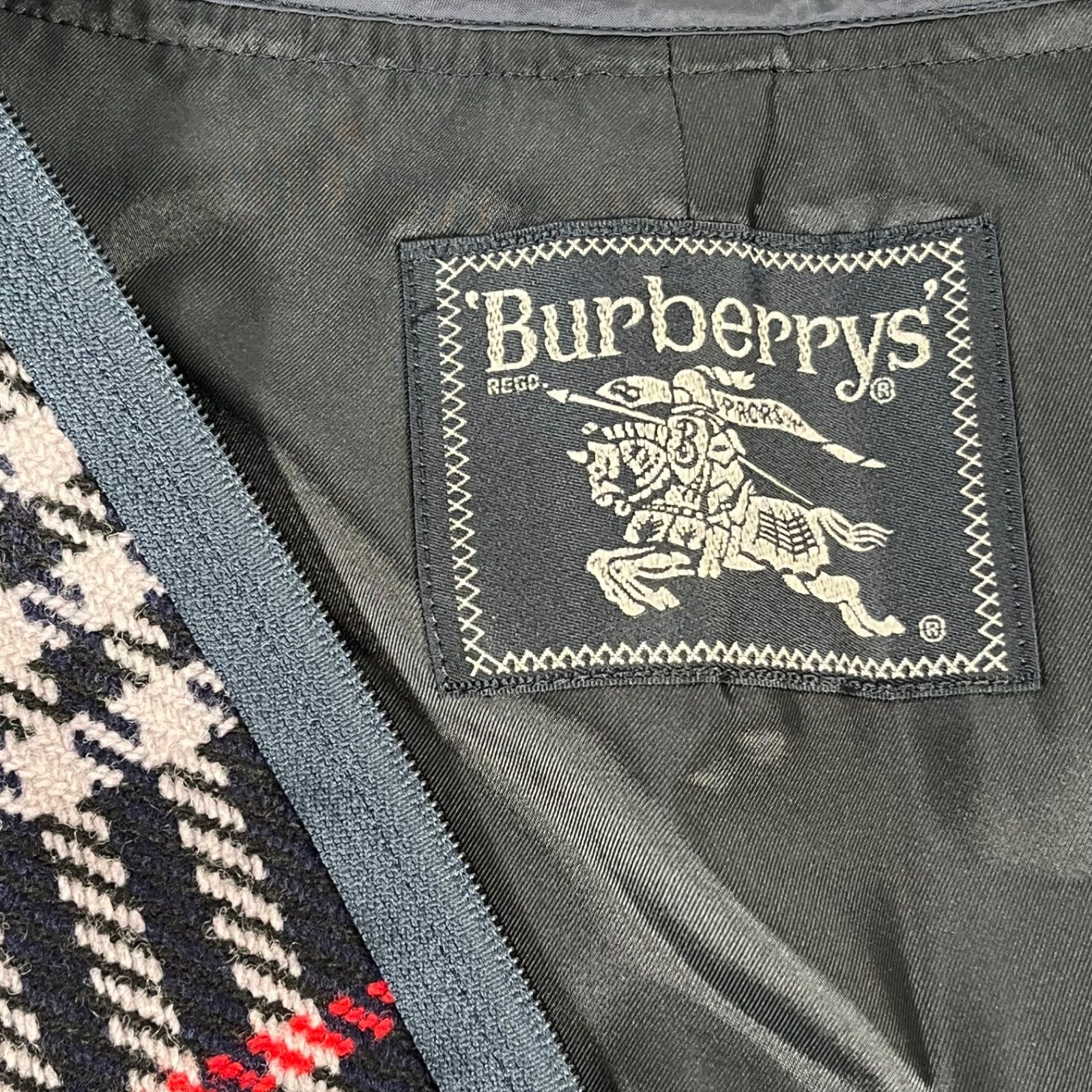 管2606-707】BURBERRY ブラックレーベル トレンチコート インナー